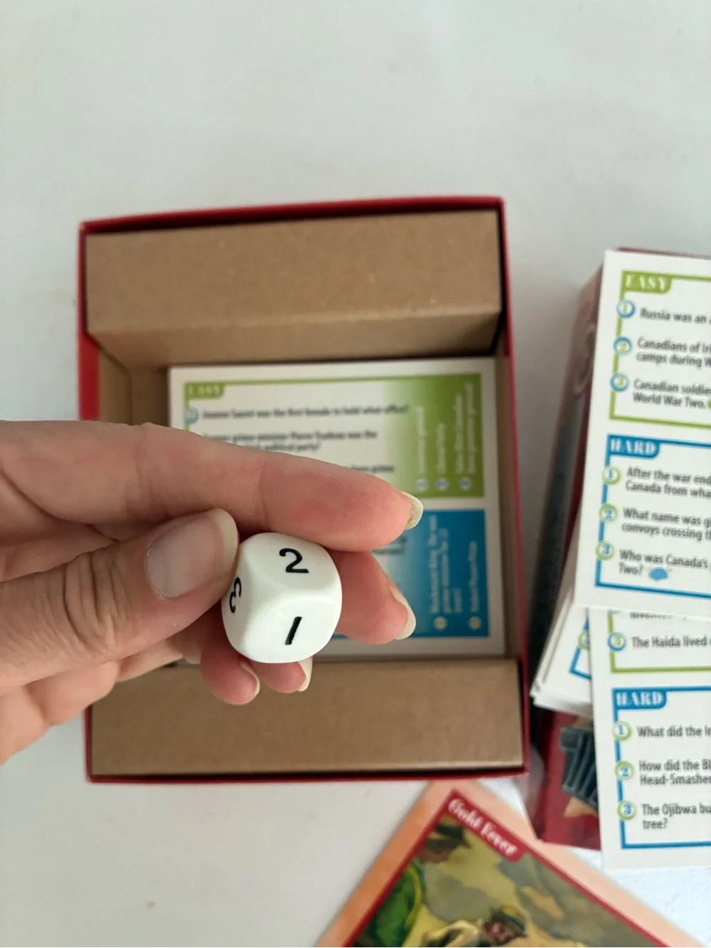 History of Canada trivia game ages 7 & up